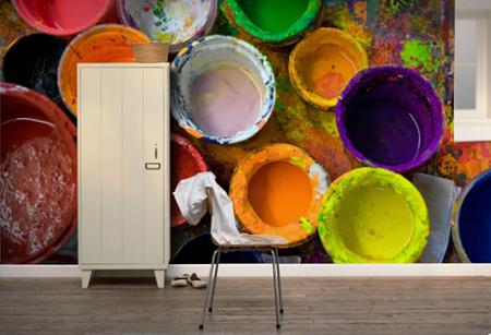Botes de pintura de TeleAdhesivo